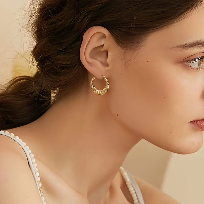 925 Silver, 18K Gold Plated, Gold Bead Spiral Earrings, Stylish Earrings for Parents, Weddings, Valentine's Day, Anniversaries, Birthdays And Graduation Ceremonies with Beautiful Gifts